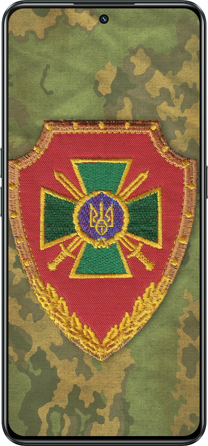 Силиконовый чехол Пограничная служба Украины для Realme GT Neo3 - 1091u-2590 изображение 