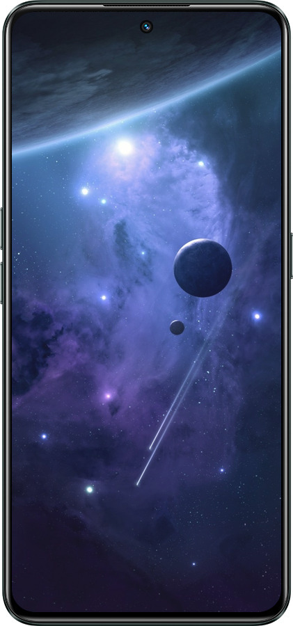 Силиконовый чехол Планеты в синем космосе для Realme GT Neo3 - 171u-2590 изображение 