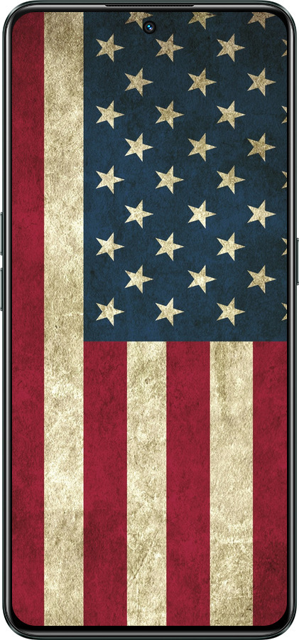 Силіконовий чехол Прапор США для Realme GT Neo3 - 395u-2590 изображение 