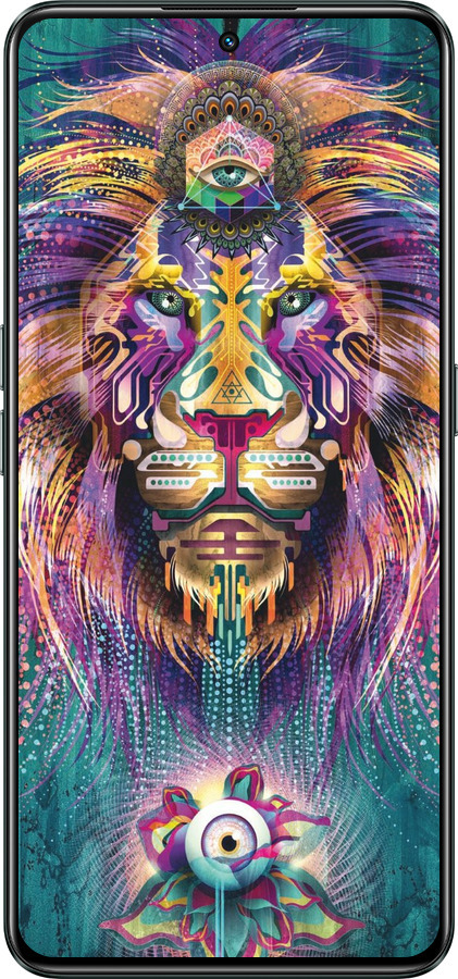 Силиконовый чехол Люминесцентный лев для Realme GT Neo3 - 4037u-2590 изображение 