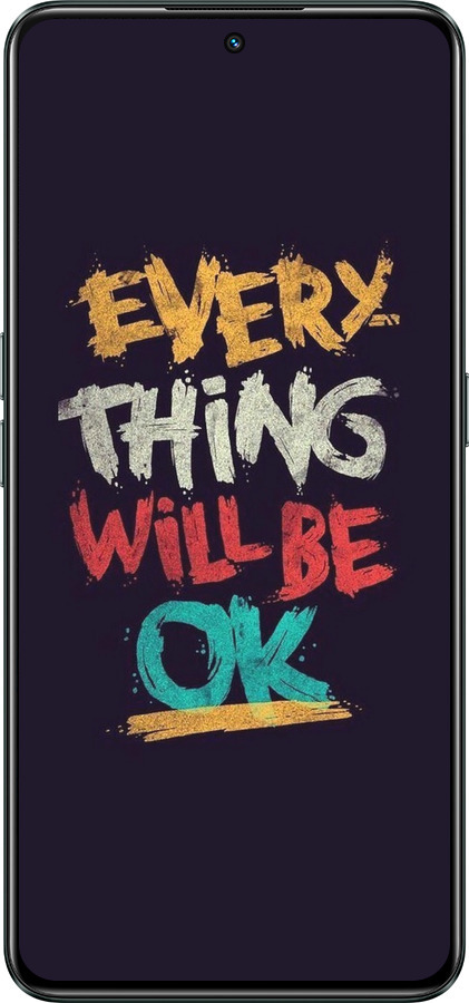 Силиконовый чехол Все будет хорошо для Realme GT Neo3 - 4068u-2590 изображение 