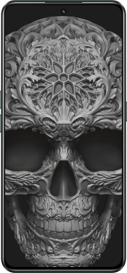 Силиконовый чехол skull-ornament для Realme GT Neo3 - 4101u-2590 изображение 