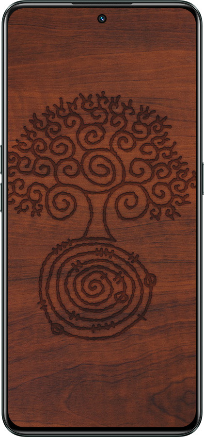 Силіконовий чехол Візерунок дерева для Realme GT Neo3 - 4119u-2590 изображение 
