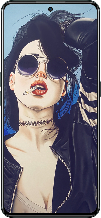 Силиконовый чехол Девушка на стиле для Realme GT Neo3 - 4151u-2590 изображение 