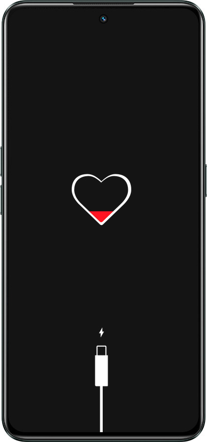 Силиконовый чехол Подзарядка сердца для Realme GT Neo3 - 4274u-2590 изображение 