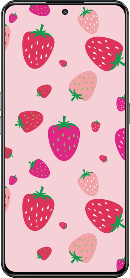 Силіконовий чехол Полунички для Realme GT Neo3 - 4332u-2590 изображение 