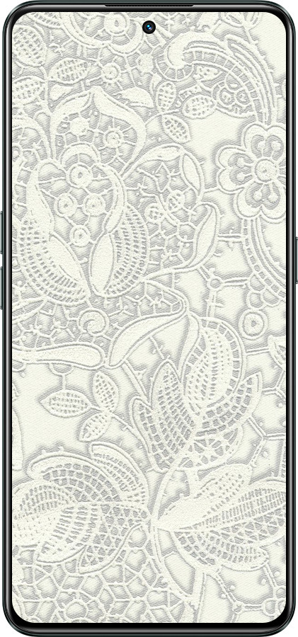 Силиконовый чехол Белое кружево для Realme GT Neo3 - 4383u-2590 изображение 