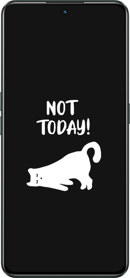 Силиконовый чехол Уставший кот для Realme GT Neo3 - 4535u-2590 изображение 