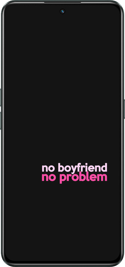 Силиконовый чехол no boyfriend no problem для Realme GT Neo3 - 4549u-2590 изображение 