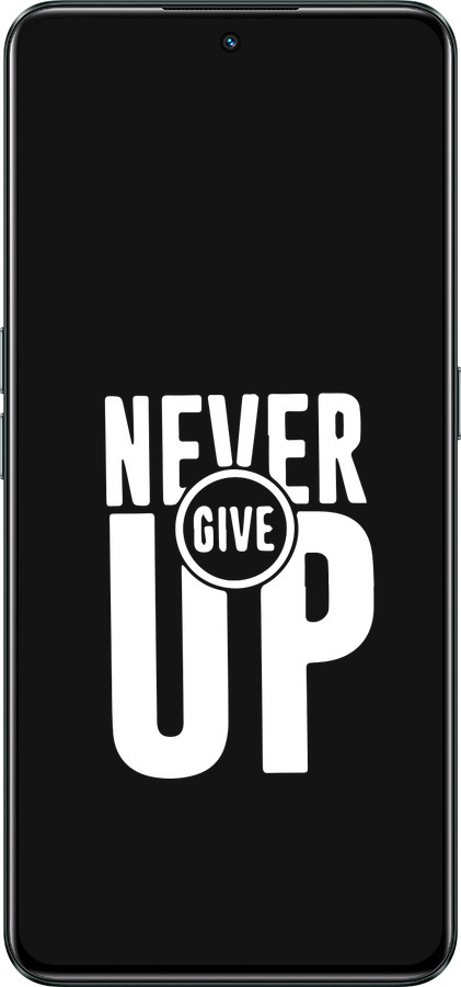 Силиконовый чехол Никогда не сдавайся для Realme GT Neo3 - 4572u-2590 изображение 
