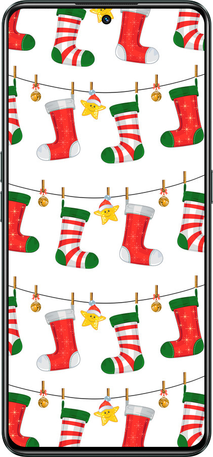 Силиконовый чехол Новогодний 9 для Realme GT Neo3 - 4622u-2590 изображение 