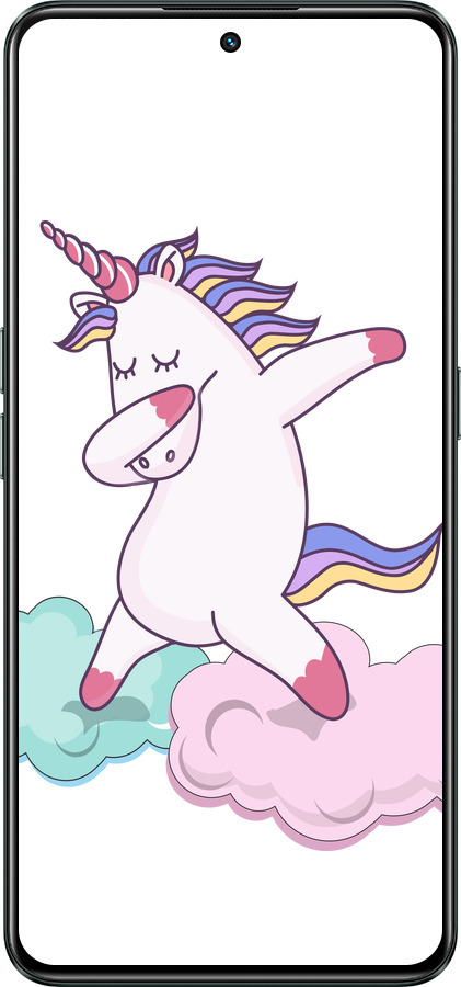 Силіконовий чехол Єдиноріг для Realme GT Neo3 - 4702u-2590 изображение 