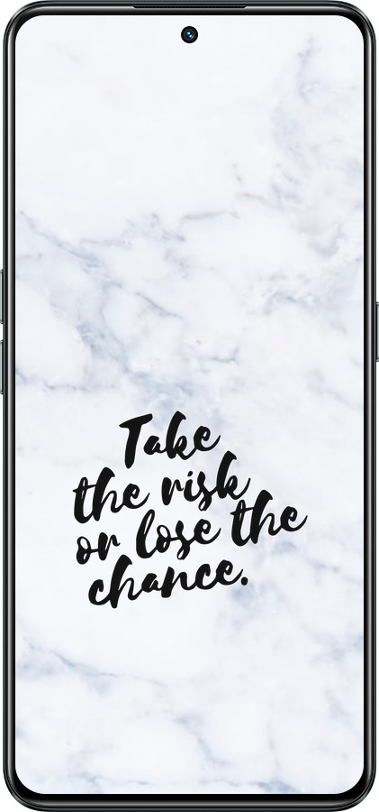 Силиконовый чехол Рискнуть или потерять шанс для Realme GT Neo3 - 4866u-2590 изображение 