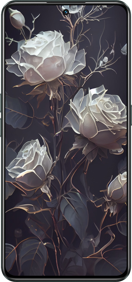 Силиконовый чехол Розы 2 для Realme GT Neo3 - 5550u-2590 изображение 