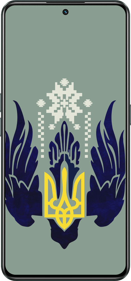 Силиконовый чехол Тризуб с крыльями для Realme GT Neo3 - 5640u-2590 изображение 