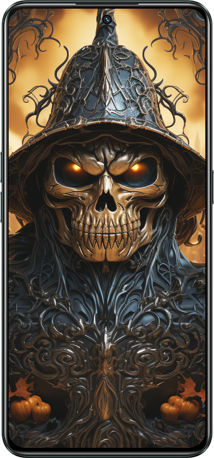 Силіконовий чехол Череп 2 для Realme GT Neo3 - 5652u-2590 изображение 