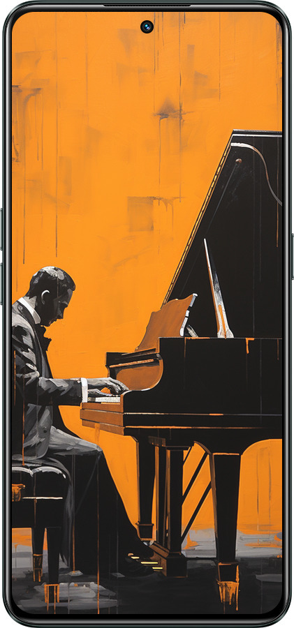 Силиконовый чехол Чехол для телефона Мужчина за Роялем для Realme GT Neo3 - 5938u-2590 изображение 