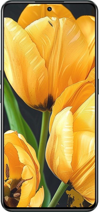 Силиконовый чехол Желтые тюльпаны для Realme GT Neo3 - 5991u-2590 изображение 