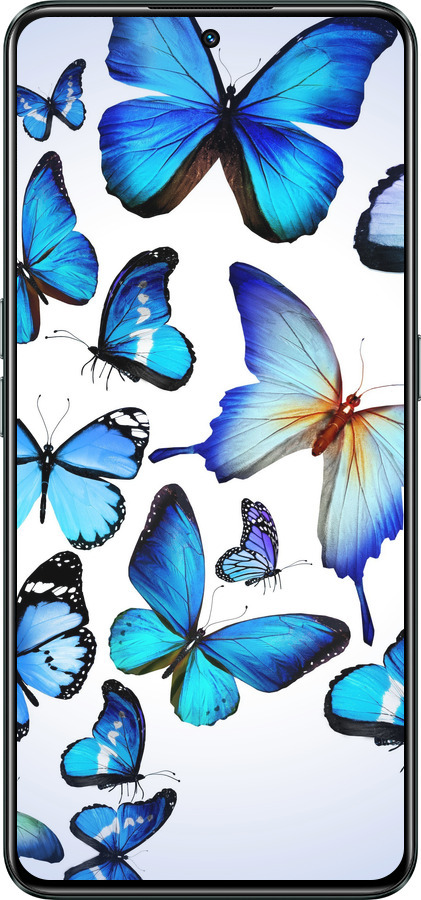 Силиконовый чехол Бабочки для Realme GT Neo3 - 6023u-2590 изображение 