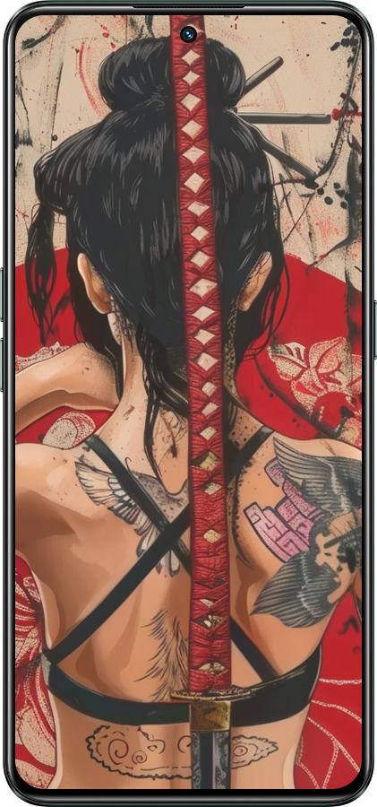 Силиконовый чехол Тайна катаны для Realme GT Neo3 - 6074u-2590 изображение 