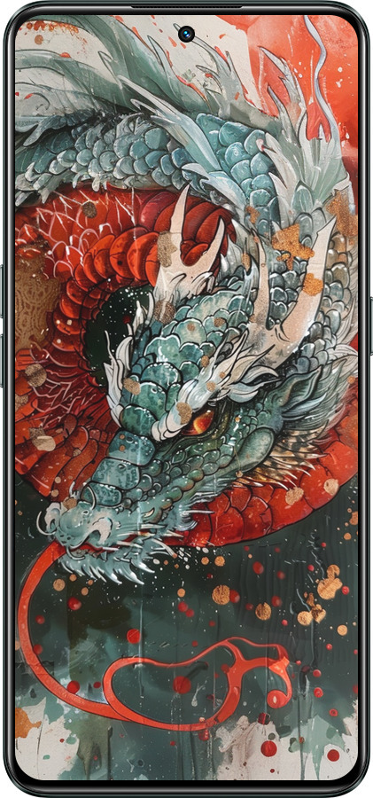 Силіконовий чехол Стихія вогню для Realme GT Neo3 - 6101u-2590 изображение 