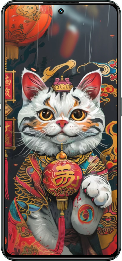 Силиконовый чехол China Cat v2 для Realme GT Neo3 - 6135u-2590 изображение 