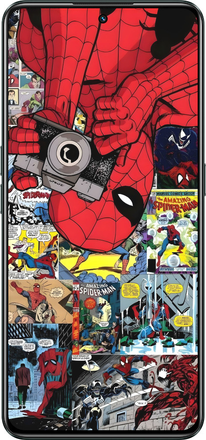 Силіконовий чехол Людина павук 2 для Realme GT Neo3 - 6333u-2590 изображение 