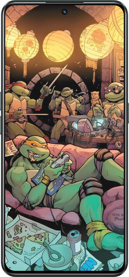 Силиконовый чехол Черепашки нинзя для Realme GT Neo3 - 6346u-2590 изображение 