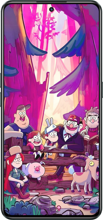 Силиконовый чехол Гравити Фолз для Realme GT Neo3 - 6365u-2590 изображение 