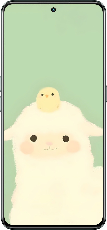 Силіконовий чехол Барашек и ципленок для Realme GT Neo3 - 6369u-2590 изображение 