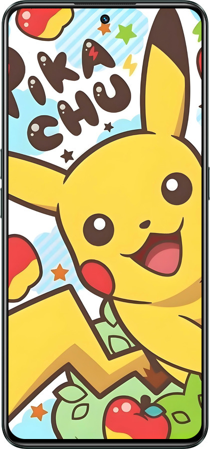 Силиконовый чехол Пикачу 2 для Realme GT Neo3 - 6391u-2590 изображение 