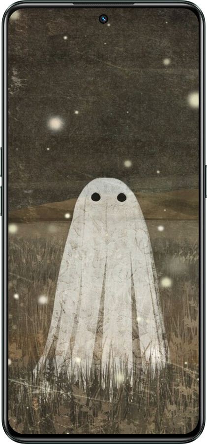 Силиконовый чехол Привидение и светлячки для Realme GT Neo3 - 6406u-2590 изображение 