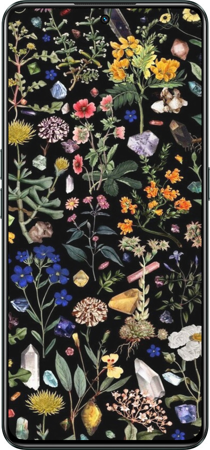 Силиконовый чехол С цветами для Realme GT Neo3 - 6422u-2590 изображение 