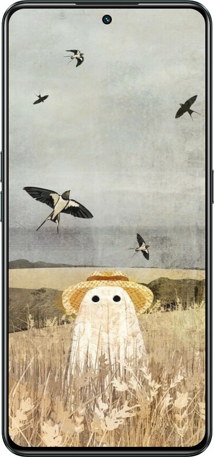 Силиконовый чехол Призрак в поле для Realme GT Neo3 - 6427u-2590 изображение 