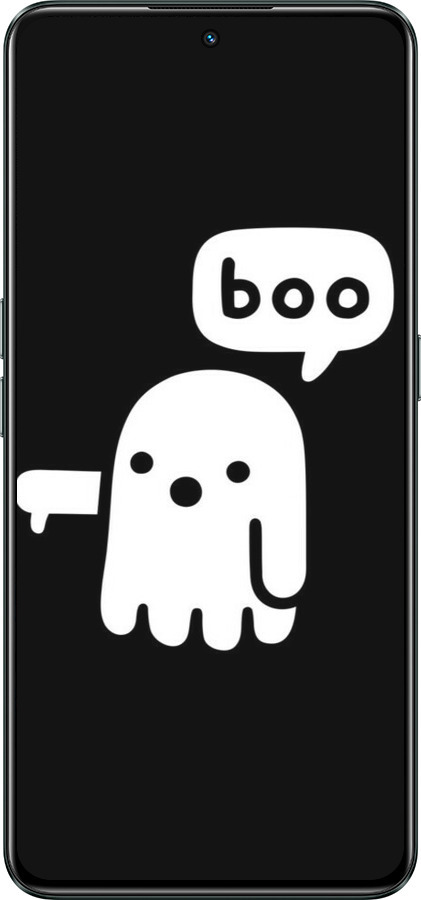 Силиконовый чехол Призрак Неодобрения для Realme GT Neo3 - 6431u-2590 изображение 