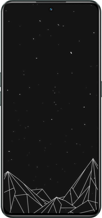 Силиконовый чехол Черно белые абстрактные горы для Realme GT Neo3 - 6437u-2590 изображение 