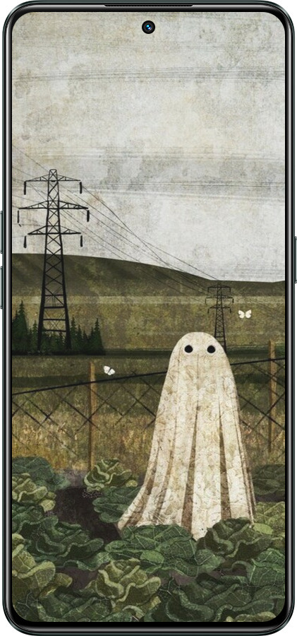 Силиконовый чехол Иллюстрация призрак в капусте для Realme GT Neo3 - 6440u-2590 изображение 