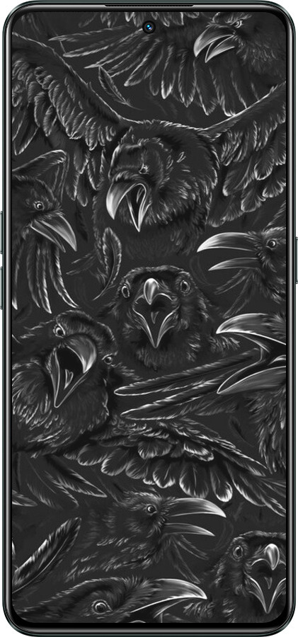 Силиконовый чехол Воронья ярость для Realme GT Neo3 - 6474u-2590 изображение 