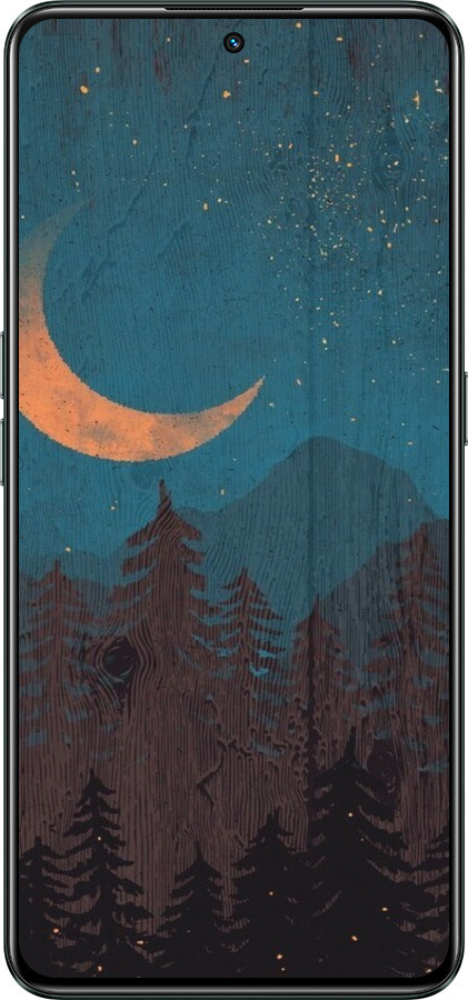 Силиконовый чехол Звездный лес для Realme GT Neo3 - 6480u-2590 изображение 