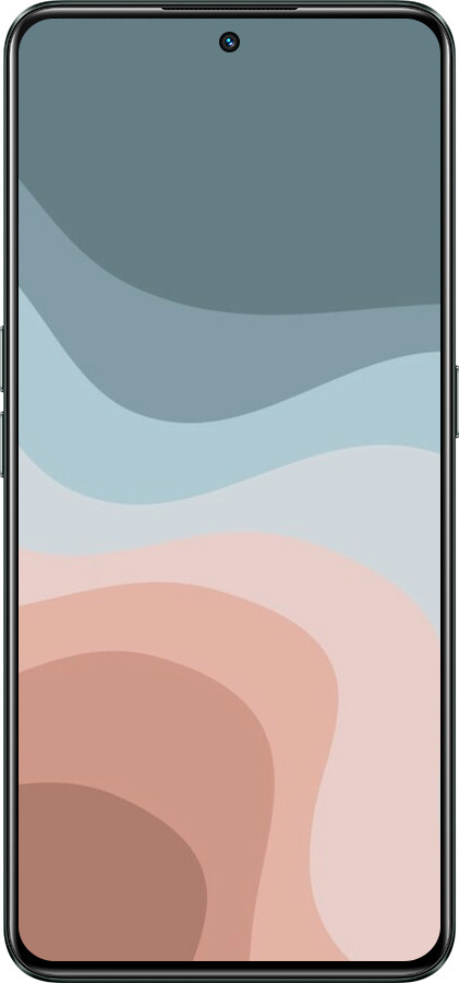 Силиконовый чехол С синими и розовыми волнами в стиле ретро для Realme GT Neo3 - 6532u-2590 изображение 