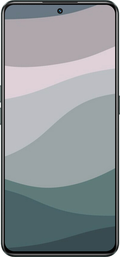 Силиконовый чехол С фиолетовым и бирюзовым ретро-стилем и волнами для Realme GT Neo3 - 6533u-2590 изображение 