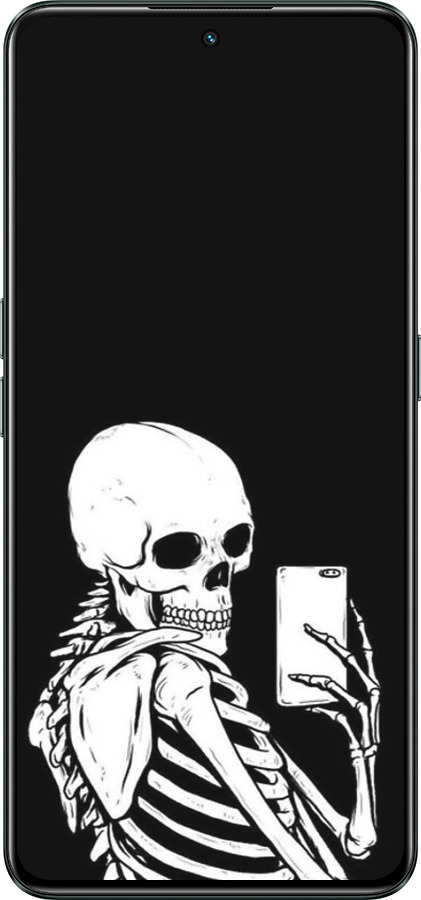 Силіконовий чехол Скелет робить Selfie для Realme GT Neo3 - 6535u-2590 изображение 