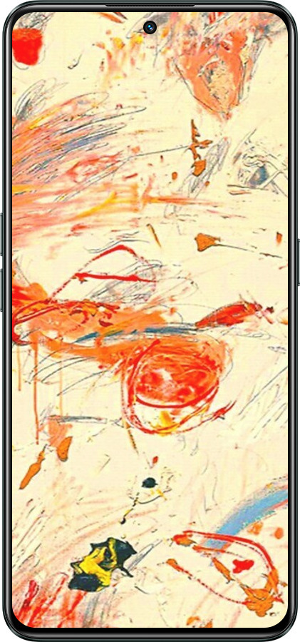 Силіконовий чехол Динамічна картина з хаотичними мазками для Realme GT Neo3 - 6540u-2590 изображение 