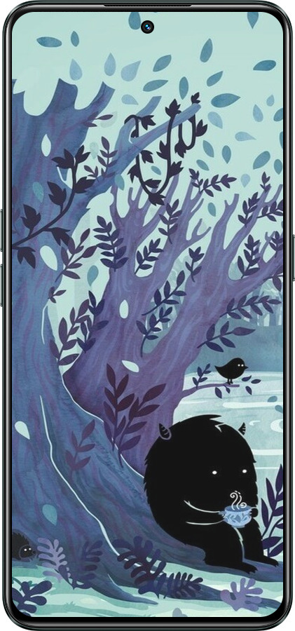 Силиконовый чехол Арт принт Тихое место чая для Realme GT Neo3 - 6544u-2590 изображение 