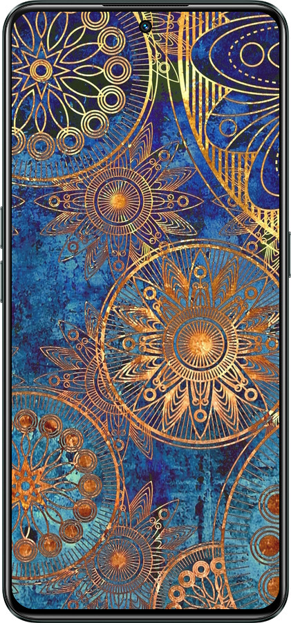 Силиконовый чехол Золотой узор для Realme GT Neo3 - 678u-2590 изображение 