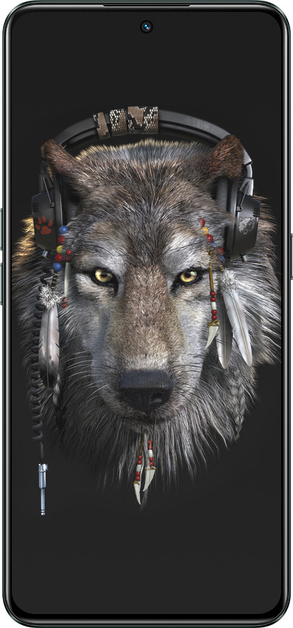 Силиконовый чехол Волк-меломан для Realme GT Neo3 - 875u-2590 изображение 