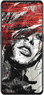 Силиконовый чехол Лицо девушки для Realme GT2 Pro - 1162u-2566 изображение 