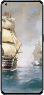 Силиконовый чехол Айвазовский. Корабли для Realme GT2 Pro - 160u-2566 изображение 