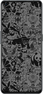 Силіконовий чехол Чорно-сірий стікер бомбінг для Realme GT2 Pro - 2432u-2566 изображение 