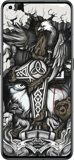 Силіконовий чехол Тату Вікінг для Realme GT2 Pro - 4098u-2566 изображение 